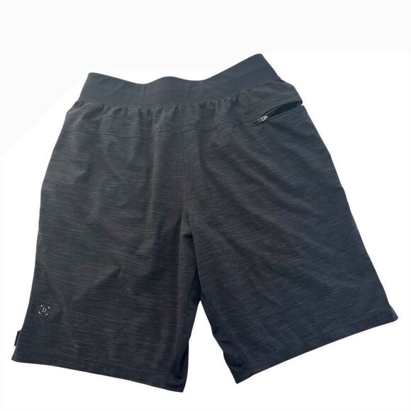 Lululemon Men's T.H.E. Short Linerless 9" Inseam Heathered Grey Black Size Small - Picture 2 of 6